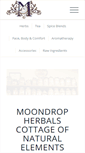 Mobile Screenshot of moondropherbals.com